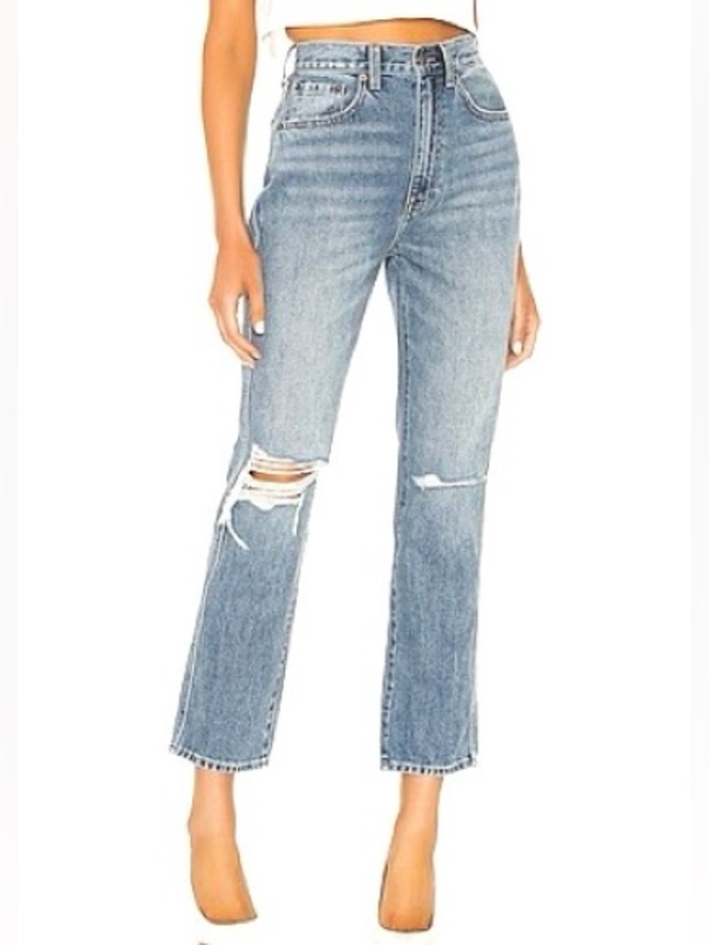 Pistola Eden Straight Destructed Jeans